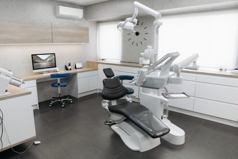 Modern dental treatment room at Gentle Dental Guildford
